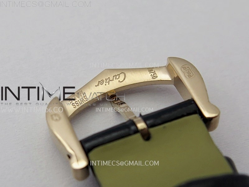 Tank Francaise Ladies 21.2mm Diamond Bezel RG 8848F 1:1 Best Edition Silver Dial on Black Leather Strap Ronda Quartz V2
